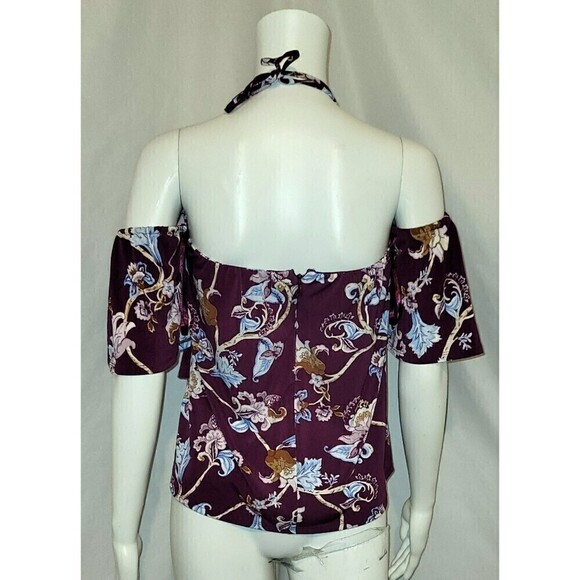 White House Black Market Floral Cold Shoulder - Size 10 - Picture 4 of 9